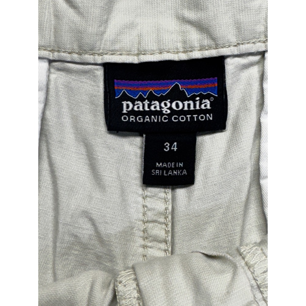 Patagonia Organic Cotton Hemp Shorts Mens 34 Pelican Tan 57756 SP19 6" Inseam - Picture 3 of 10